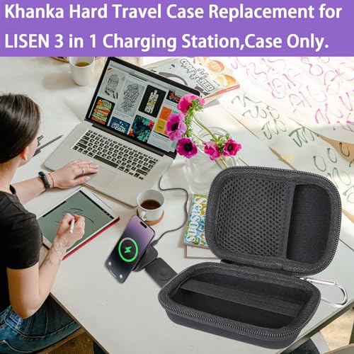 Estación de carga de viaje sin daños gracias a la funda dura Khanka 6