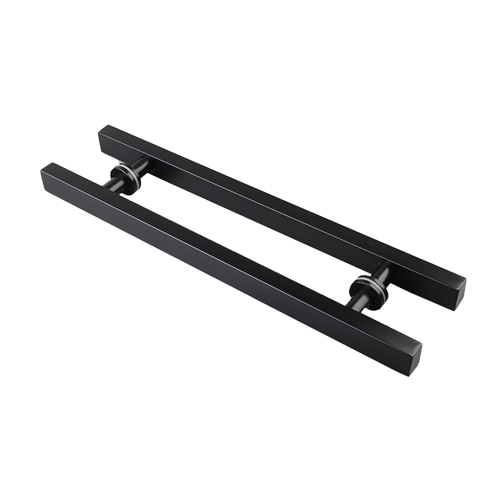 Poignée de porte coulissante et d'entrée noir mat pour sublimer votre magasin