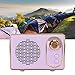 Zopsc Retro Bluetooth Speaker, Vintage Speaker with Lovely Old Fashioned , Bluetooth 5.0 Card AUX Input USB Drive Support, Suitable for Home, Outdoor, Travel, Parties.