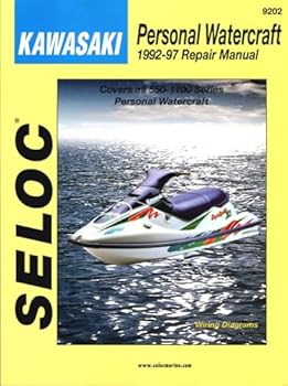 Paperback Kawasaki Personal Watercraft, 1992-97 (Seloc Marine Tune-Up and Repair Manuals) Book