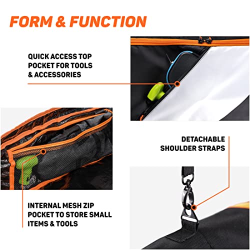 image for Sukoa Sports Premium Padded Ski or Snowboard Bag for Air Travel - Snow