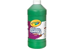 Crayola Washable Tempera Paint In Verdant Hue: Unparalleled Creativity For Young Artists