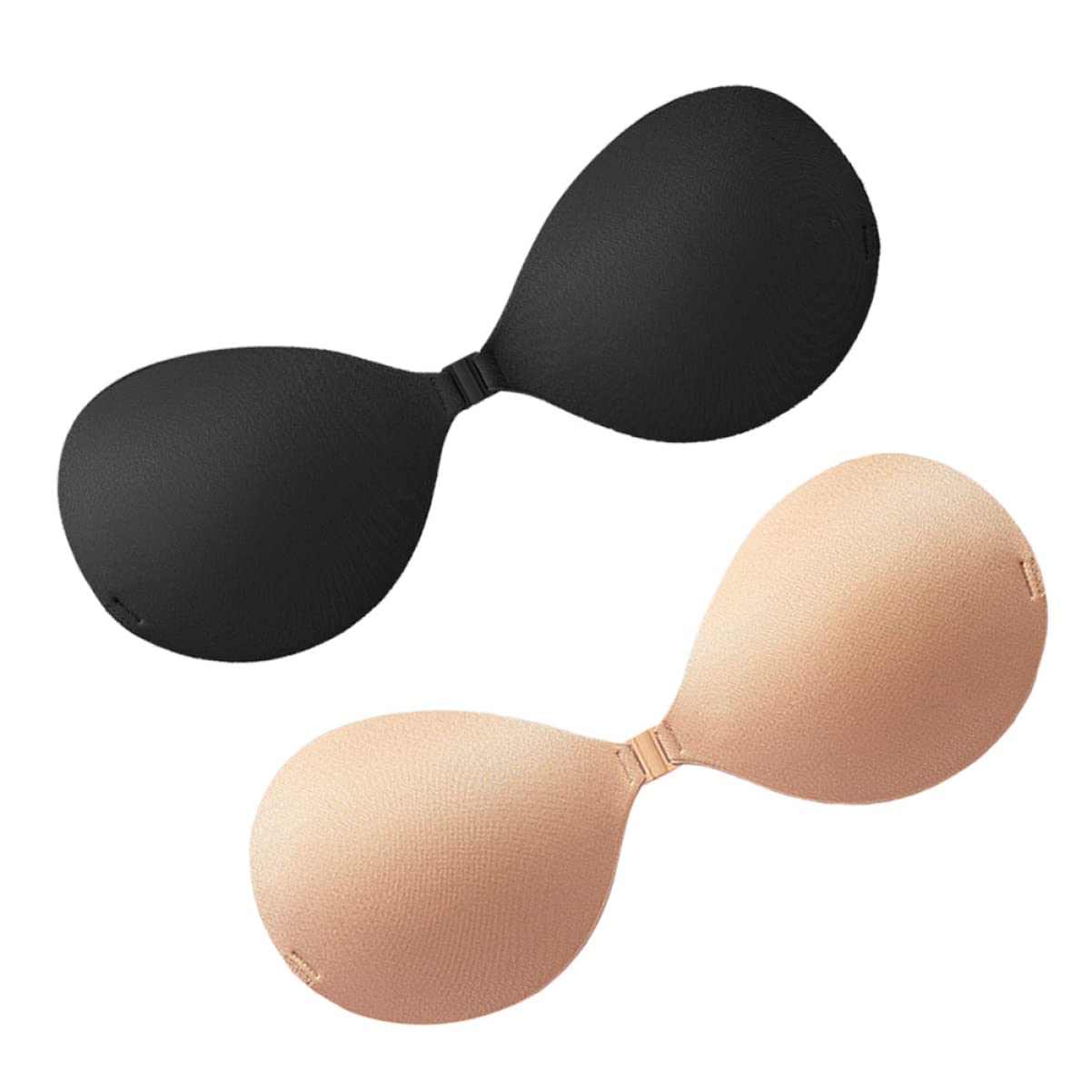 SOIMISS 3ensembles Soutien- Adhésif Invisible Silicone pour Robe De Mariée De Noir Et b Cup sans Bretelles Facile à Utiliser Et Discret Vêtements
