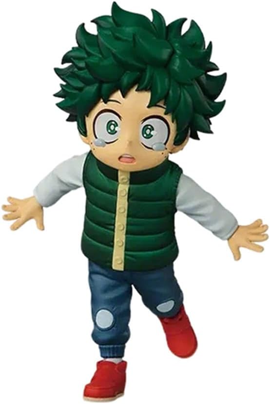 Amazon.com: Zhongkaihua Izuku Midoriya Figure Version Cute Anime Action ...