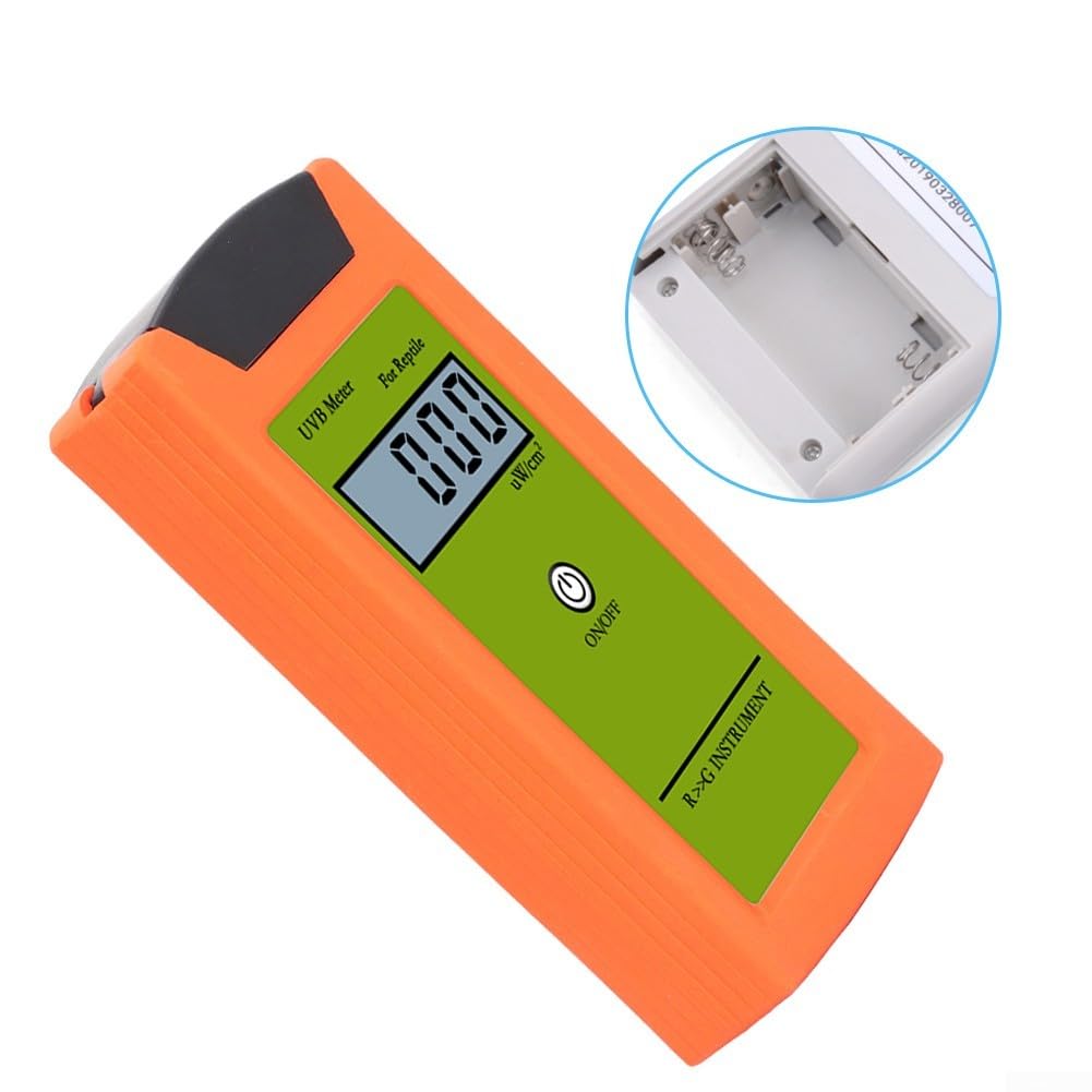 Alta Precisione UVB Meter Detector Tester Lampada Solare e Rettile Pet Habitat, 0-1999uw/cm2 per Raggio, Display LCD, Design Portatile