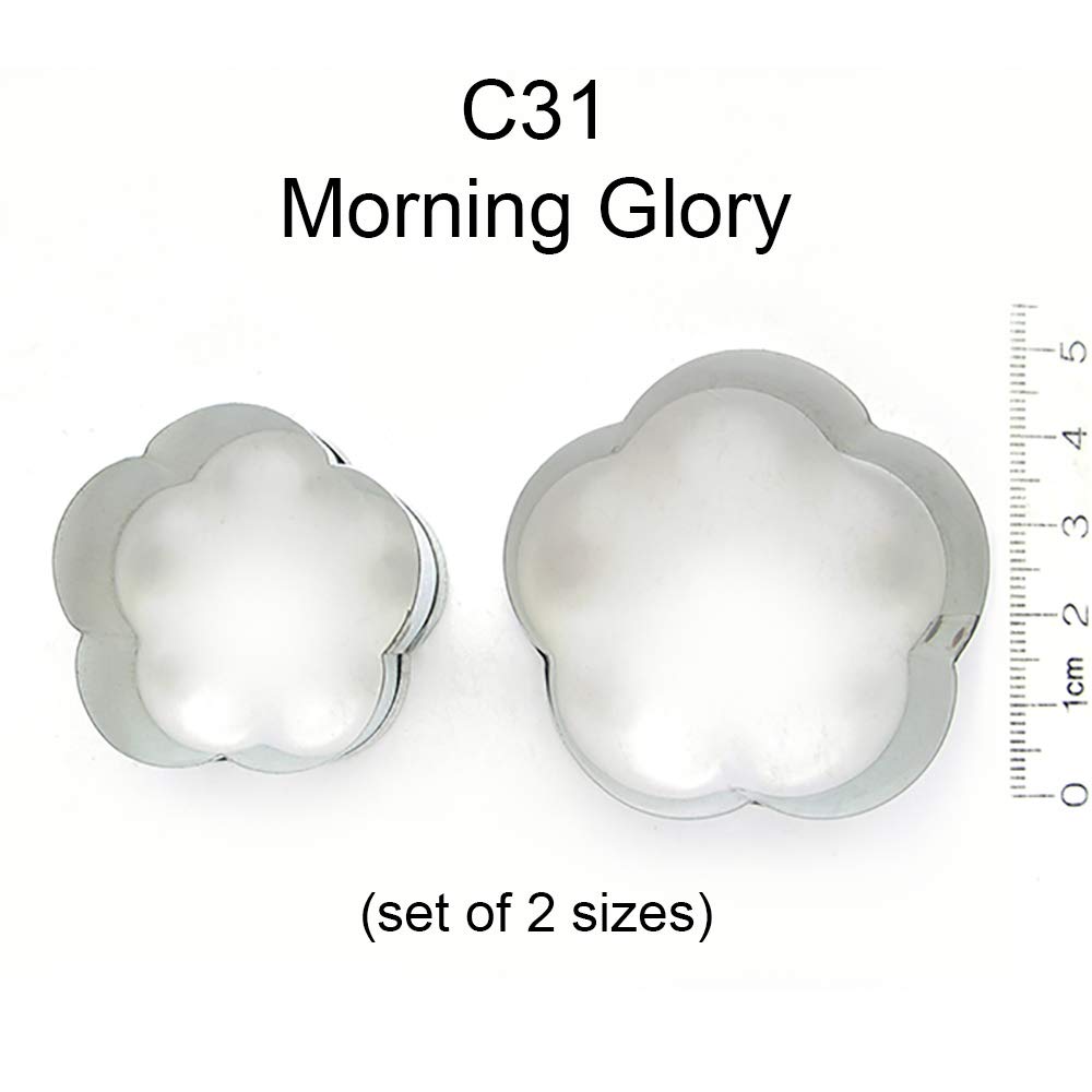 WSA Ausstechformen Morning Glory (Ipomea) (Set mit 2 Größen)