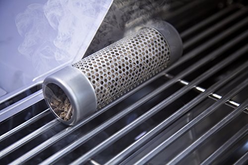 A-Maze-N AMNTS6PF Round Pellet Tube Smoker Prefilled with 100% Wood Apple BBQ Pellets, 6 Inch