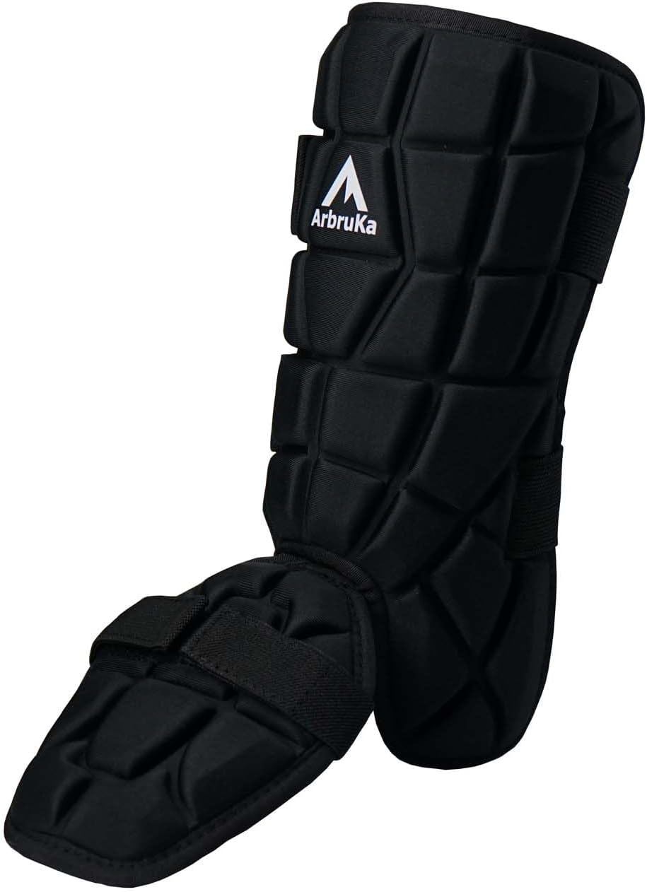 Batter's Foot Guard- Leg Guard with Adjustable Straps for Baseball Softball Adult Youth