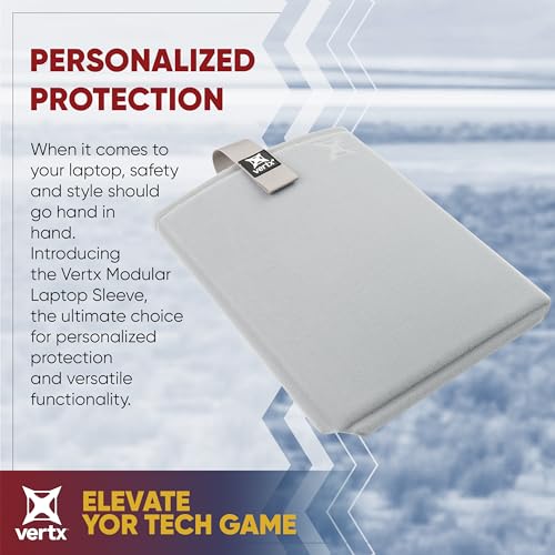 Vertx ​​Modular Laptop Sleeve Insert for Backpack, Bag Organization, Hook and Loop Attachment2