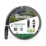 Aquatic Plus Saug- und Druck-Set, 7 m, Schwarz