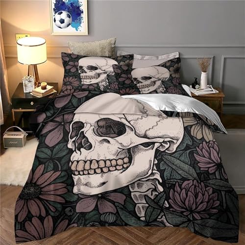 Housse de couette Husky de Sibérie microfibre 3D parure de lit super king avec taies d'oreiller - 6