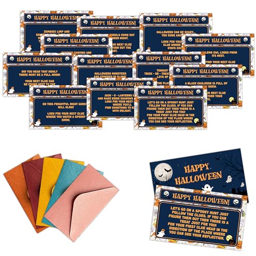 Halloween Scavenger Hunt Games Set, Trick Or Treat Treasure Hunt