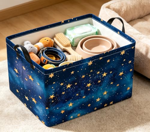 Image of Rectangle Storage Bin,Gift Basket,Room Decor(Sky)