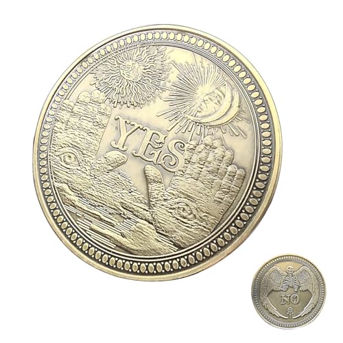 Utilizzo versatile: le monete sì e no VEOIRXU non sono adatte solo per il collezionismo e il processo decisionale, ma possono essere utilizzate anche come monete sfida, monete da gioco, monete commemorative, decorazioni per le feste o come regali unici e squisiti per parenti e amici.
