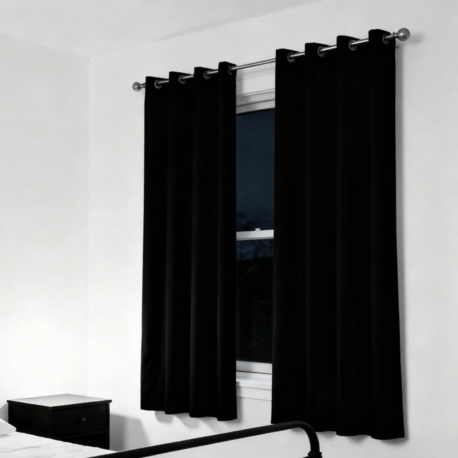 Rideaux anti froid pour bloquer la lumière et isoler les fenêtres du salon