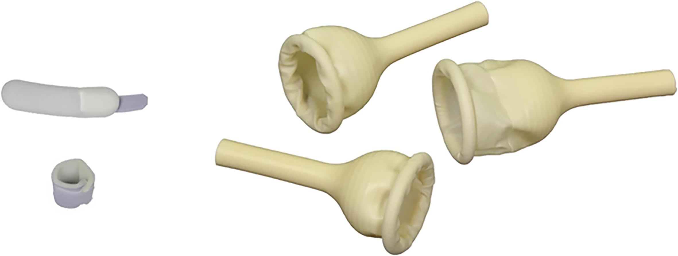 25 Rubber Urinal Bag Male External Catheter Single use 25 Count (Pack of 1) (Small 20 mm 0.8 Inches)