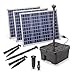 Produktbild esotec Solar Teichfilter Komplettset mit Pumpe Starter 150/5000, Gartenteichfilter Teichfilterset, Filterschwämme, mehrstufige Filteranlage, 15Wp Förderhöhe 2,6m 5000l/h IP68 100912