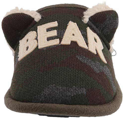 Dearfoams Women's Lil Bear Adult Clog Slipper2