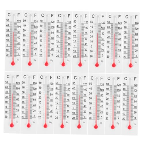 Hemobllo 30Pièces Lot de Petits Thermomètres Thermomètre Miniature Facile à Lire pour Décoration Intérieure et de Température pour Miniatures