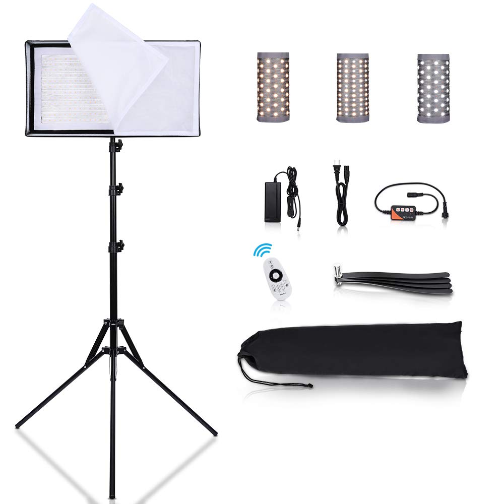 FOSITAN FL-3060A 2nd Gen Bi-Color LED Video Light 30x60cm Flexible LED Light Panel Mat on 3200-5500K