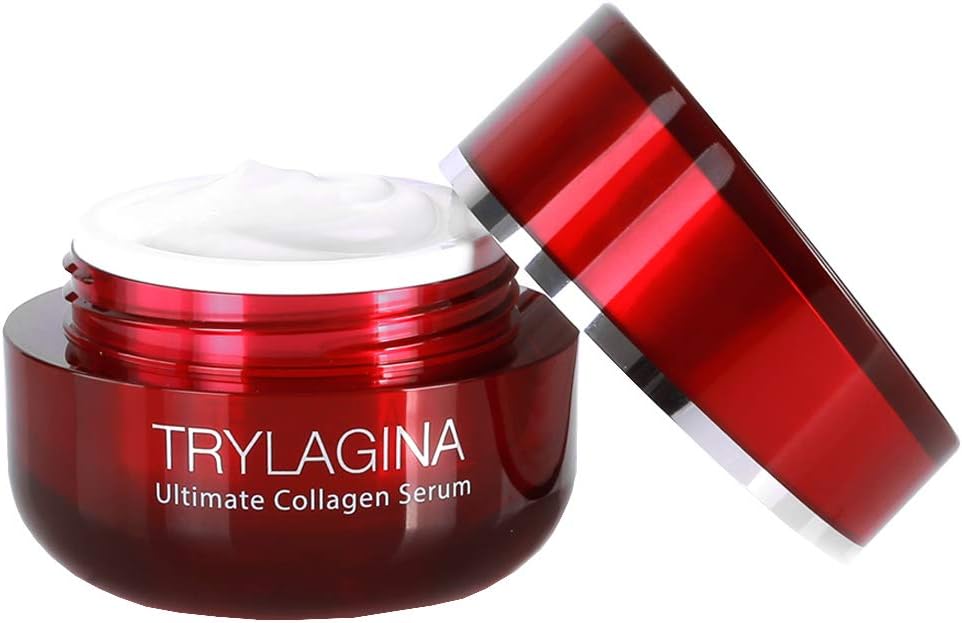 3 UNITS OF TRYLAGINA 10X ULTIMATE COLLAGEN 30G. ANTI WRINKLES SKIN REJUVENATION FRECKLES REDUCE ENCAPSULATE YOUTHFUL [GET FREE TOMATO FACIAL MASK]