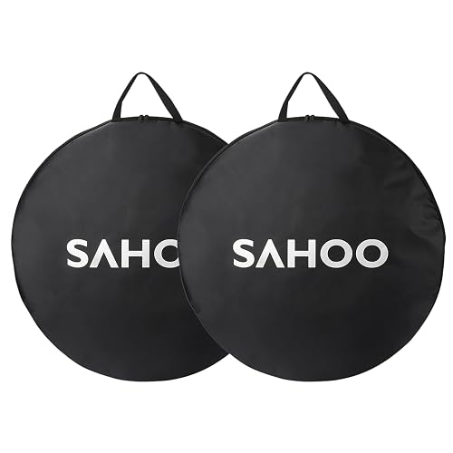 TRIWONDER Bike Wheel Bag Bicycle Wheelset Carrying Bag Black 2 Pack 26 Inch