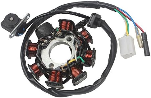 Wingsmoto Ignition Stator Magneto 8 Coil 5 Wires Replacement For gy6 50Cc 60Cc 80Cc Atv Scooter Taotao Paliden 150Cc Scooter