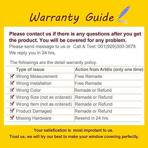 Artdix Roman Shades Blackout Window Shades - White Lined Fabric Custom Geometric Roman Shades Blinds For Windows, Doors, French Doors, Kitchen Windows #TOP6