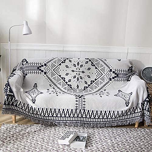 Perinsto Mond, Sonne & Sterne Überwurfdecke - Ultraweiche Fleecedecke, Boho Design, Für Bett & Couch, Alle Jahreszeiten