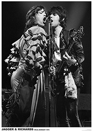 Générique Affiche - Jagger & Richard - Rolling Stones - Germany 1976-59x84 cm - Affiche/Poster