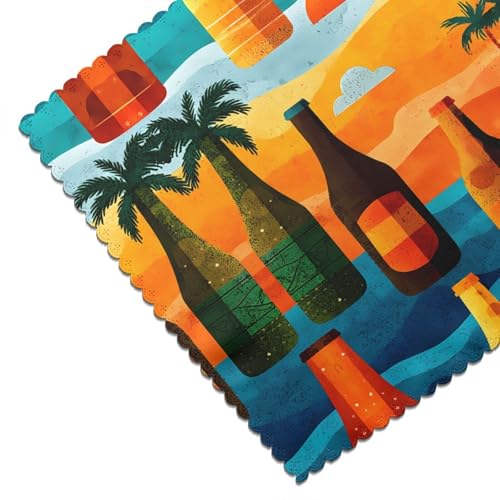 Set de table coucher de soleil pour repas de famille estivaux - 7