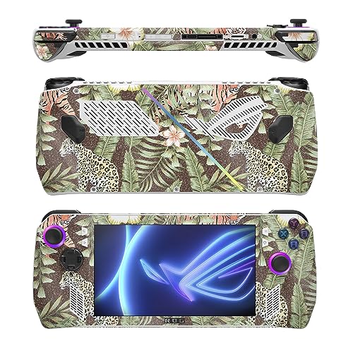 Image of MightySkins Glossy Glitter Skin Compatible with Asus ROG Ally - Tiger Jungle | Protective, Durable High-Gloss Glitter Finish | Easy to Apply