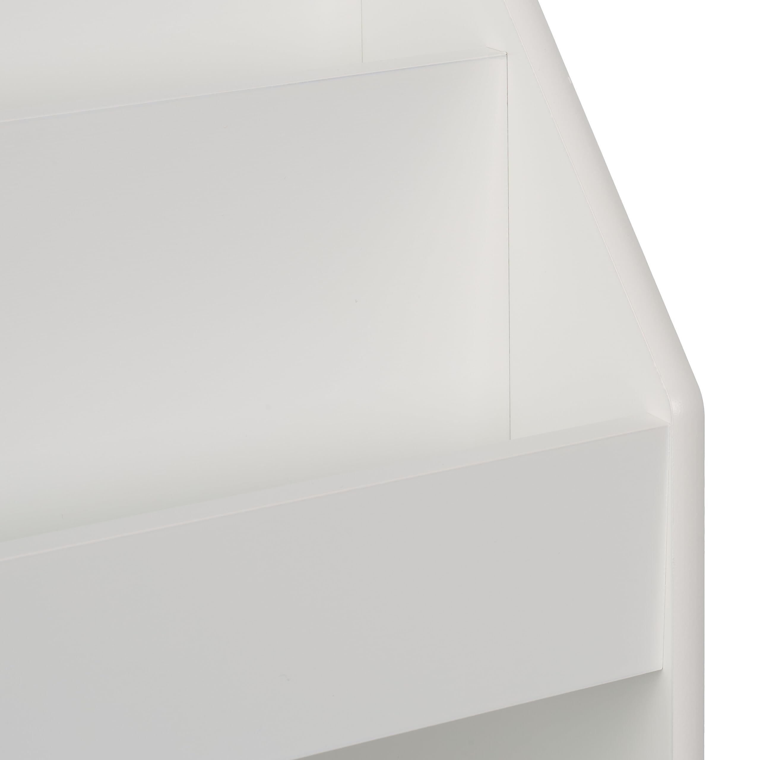 Relaxdays Scaffale Portagiochi Bambini, Libreria a Scomparti Porta Libri e Giocattoli, 69,5x50,5x28 cm, Rotelle, Bianco