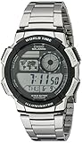 Casio Men's AE1000WD-1AVCF Silver-Tone Digital Watch