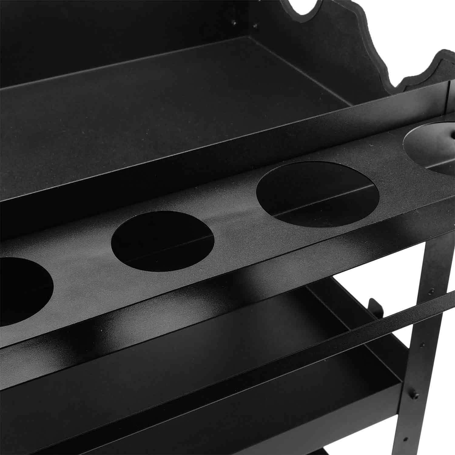 chemicalworkz Premium Detailing Trolley Metall - Werkzeugwagen Werkstattwagen Zubehörwagen Rollwagen