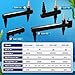 Flexzion Pond UV Lights for Outdoor Ponds - 18W Medium Light, 5283 Gal Capacity, 2500L/H UV Pond Clarifier for Outdoor Ponds, Clears Water in Days (CUV-118)