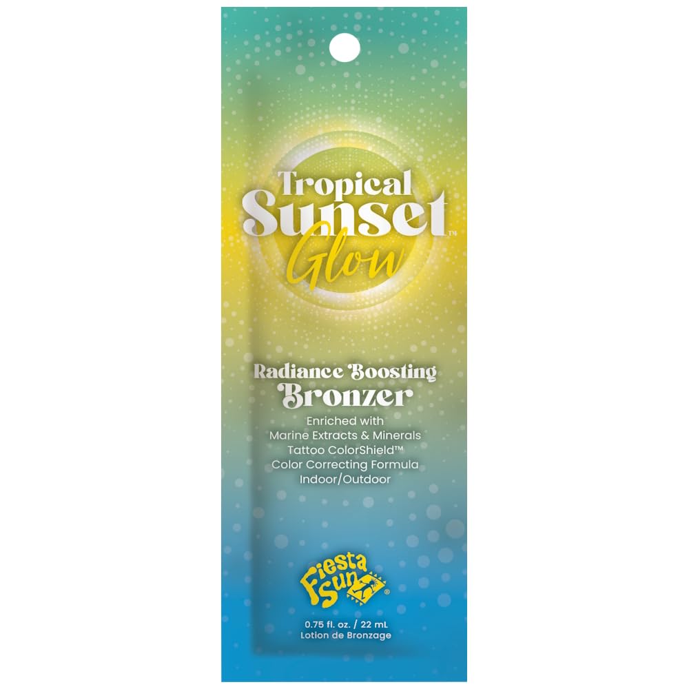 Fiesta Sun Tropical Sunset Glow Radiance Boosting Bronzer Indoor/Outdoor Formula 22ml