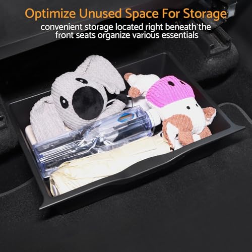 Maxetodo 2PCS Model Y Für Tesla Sitz Organizer Box Rutschfeste Vordersitze Langlebiges Autozubehör Aufbewahrungsbox TPE-Material Hohe Temperaturbeständigkeit Zum Auto Ordentlich