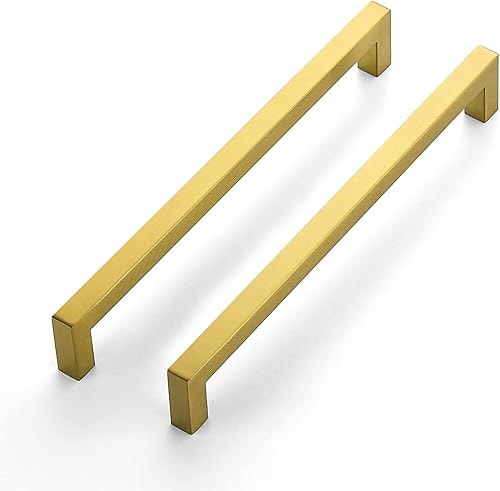 Miniatura 10 de Ravinte Paquete de 18 manijas cuadradas de gabinete de cocina de 8-45 pulgadas, color negro mate, tiradores de cajón negros, accesorios de gabinete