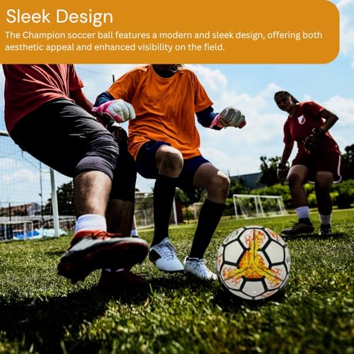 Almos Ultra Football – Size 5, 32-Panel Match & Training Ball with TPU Cover and Butyl Bladder for Indoor & Outdoor Play on Grass & Astro Turf, Youth & Adult Players - Image 6