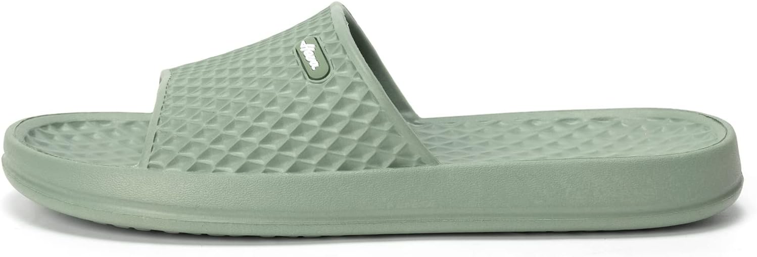 FUNKYMONKEY Men's Shower Slides - Non Slip Quick Drying Sandals for Men – Lightweight Pool Beach Bathroom Slippers Indoor Outdoor - Image 2