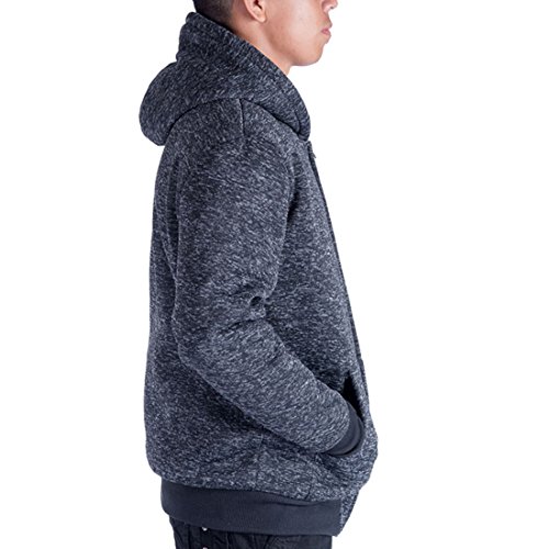 Image of Gary Com Heavyweight Sherpa Hoodies for Men, Thick Fleece Lined Full Zip Up Winter Warm Sweatshirts Work Jackets