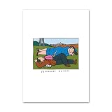 SPeesy Fernando Botero Posters Fernando Botero Arte de la pared Figura abstracta Pintura en lienzo Fernando Botero Impresiones para decoración del hogar Imágenes 50x70cmx1 Sin marco