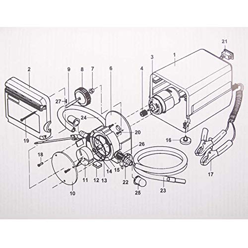 Proxxon Universal & Ölabsaugpumpe für Ölwechsel saugt Motoren, Diesel und Heizöl