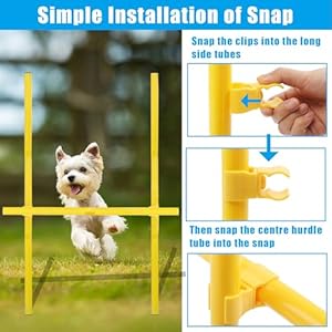 Dog Agility Hurdle54 in Dog Agility Training Exercise Equipment Adjustble Thickened Tubes Obstacle Course Beginner Kit for Backyard Pet Outdoor Games for Backyard Sturdiness  Cucciolini Doodles Dog agility hurdle54 in dog agility training exercise equipment adjustble thickened tubes obstacle course beginner kit for backyard pet outdoor games for backyard sturdiness   cucciolini doodles