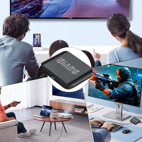 Adaptador divisor de cable para 2 monitores en tu oficina 4
