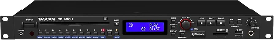 Amazon.co.jp: TASCAM (タスカム) Bluetooth/AM・FMチューナー搭載 CD