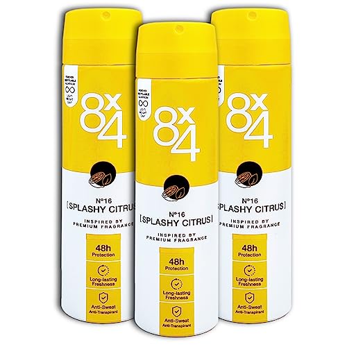 3 Lui Set 8x4 Deodorante Anti-traspirante Spray