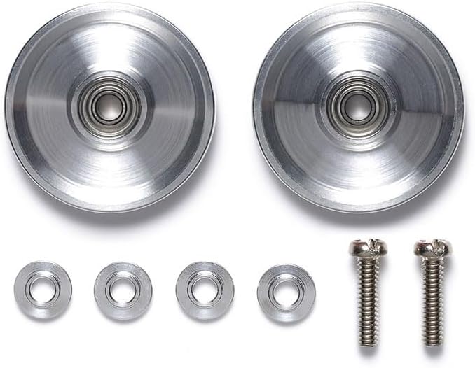 JR HG Alum Ball Race Rollers 17mm Ringless/Tamiya / 15522