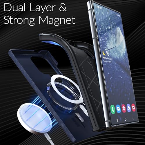 Image of Crave Dual Guard for Samsung Galaxy S24 Ultra Case with MagSafe - Navy